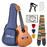 Alta configuración: clavijas de afinación de relación 18:1, excelente ajuste de cuerdas y gran estabilidad mantienen la afinación cuando tocas nuestro ukelele tenor.