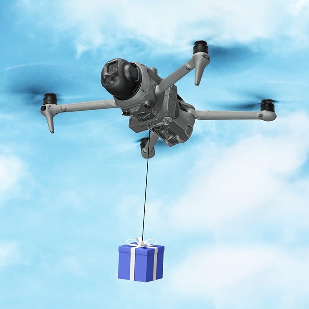 Rilascio del carico utile telecomandato per Mavic 4 Pro per telecomando dji | Meccanismo di rilascio attivato dalla luce, senza cuciture per il funzionamento aereo, nessun ricevitore aggiuntivo