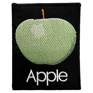 Beatles – Patch Apple (in 8,5cm x 6 Cm) - Les Beatles, Paul McCartney, John Lennon, RIngo Starr, George Harrison