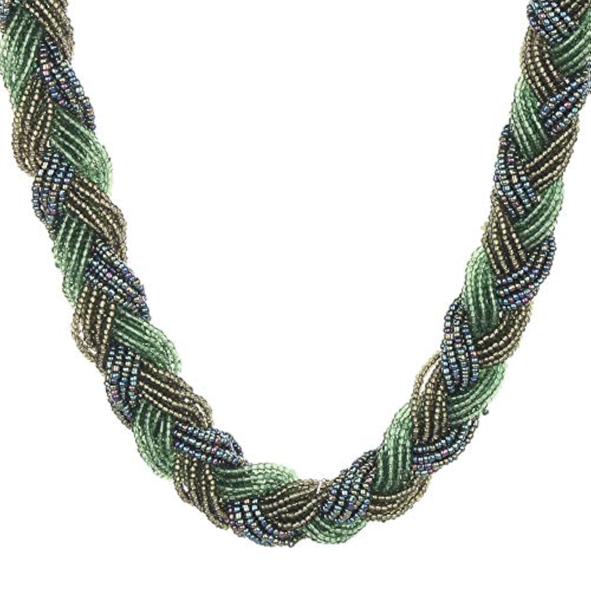Latest Western Indian Mala Glass Necklace, Trendy Design
