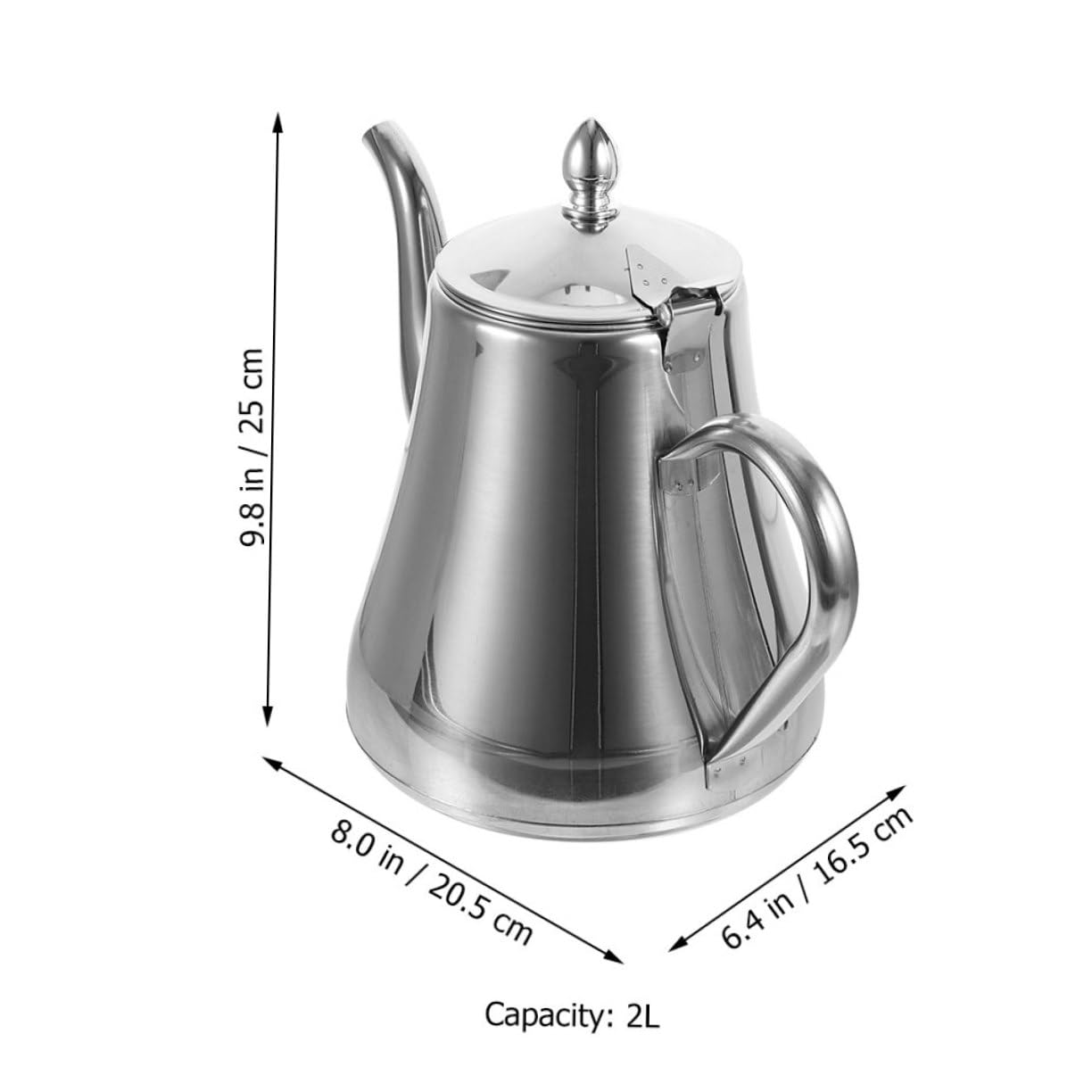 Mobestech Edelstahl Teekanne Mit Teesieb Für Zuhause Reise-teekanne Aus Moderne Teekessel Für Tee Und Kaffee