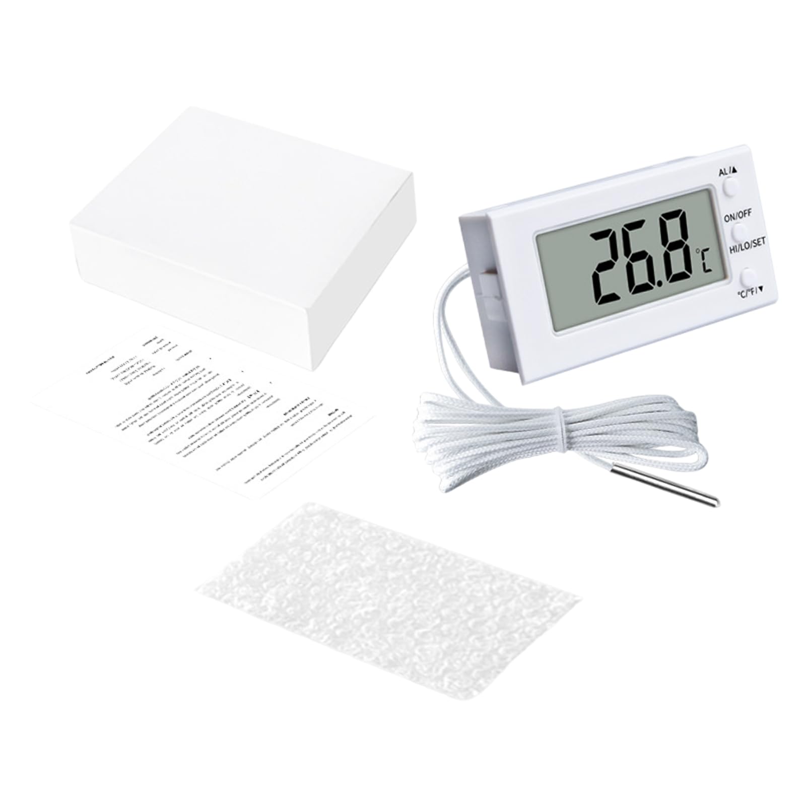 REDYY Digital Thermometers,Digital Thermometers -50 to 100?/-50 to 300? Kitchen Oven Thermometers with Long Probe High Low Temperature Alarm