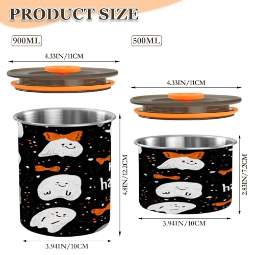 Envase de café con diseño calabaza Halloween 500ml miniatura 2