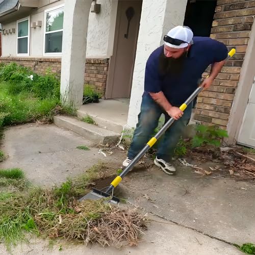 Pala plana multifuncional ajustable para jardinería 78 pulg miniatura 6