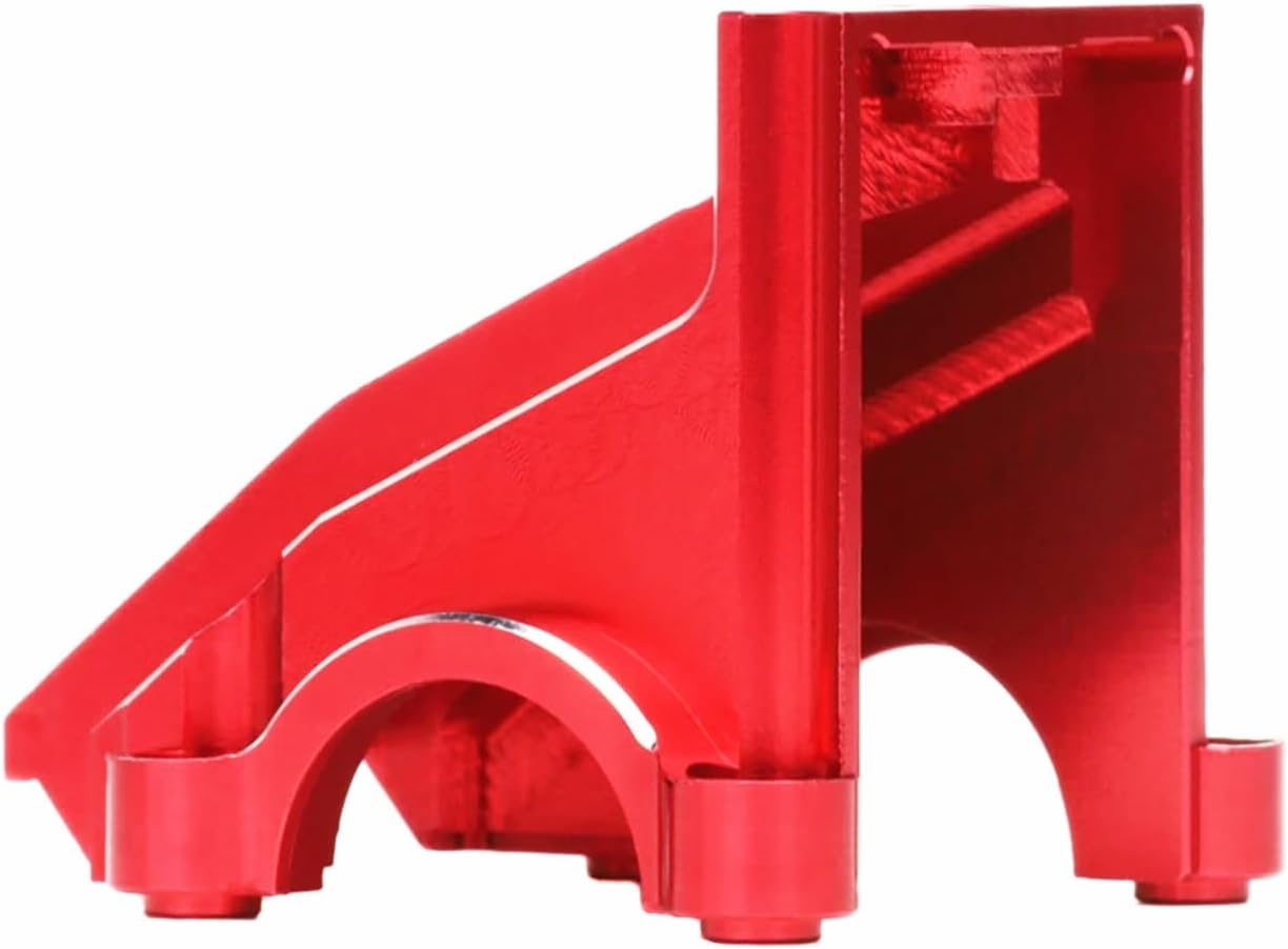 Alloy Differential Housing Differential Case Gearbox Cover Upgrade Part for 1/5 Traxs 6S 8S X-Maxx 1/6 XRT 8S RC car,Replacement of #7780.(Red)