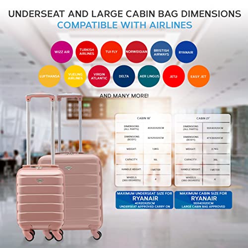 Valises Flight Knight légères pour voyager l'esprit tranquille en cabine
