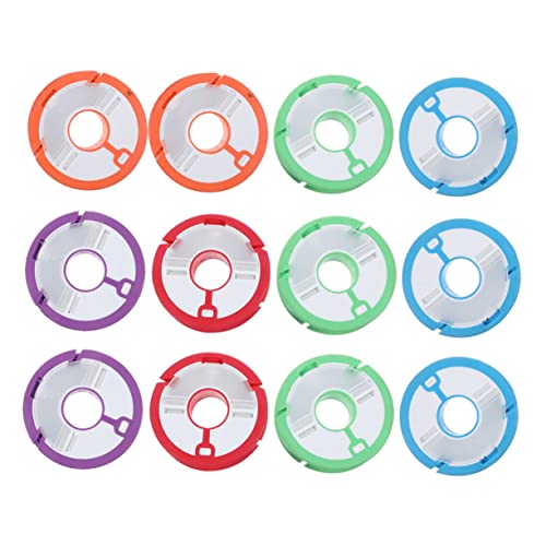 GANAZONO Silicone Fishing Line Winding Wheel Reel Spool Fishing Reel Accessory Line Holder Random