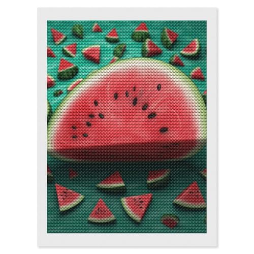 Peinture diamant pastèque BVNMT idée cadeau originale pour anniversaire