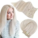 【Echthaargarantie】 Easyouth Hair ist der Anbieter von 100% Echthaarverlängerungen. Der Clip in der Haarverlängerung kann genauso behandelt werden wie Ihr eigenes Haar (Färben, Schneiden oder Glätten)