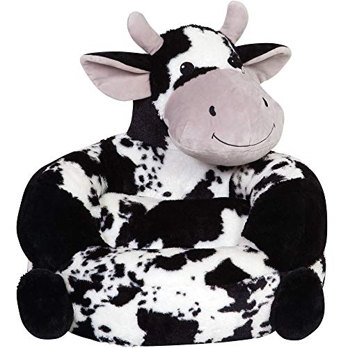 Children\'s Plush Cow Character Chair for Kids and Toddlers