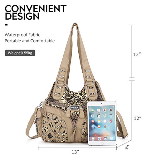 Image of Angel Barcelo Purses for Women Large Shoulder Bag Soft Hobo Bags for Women