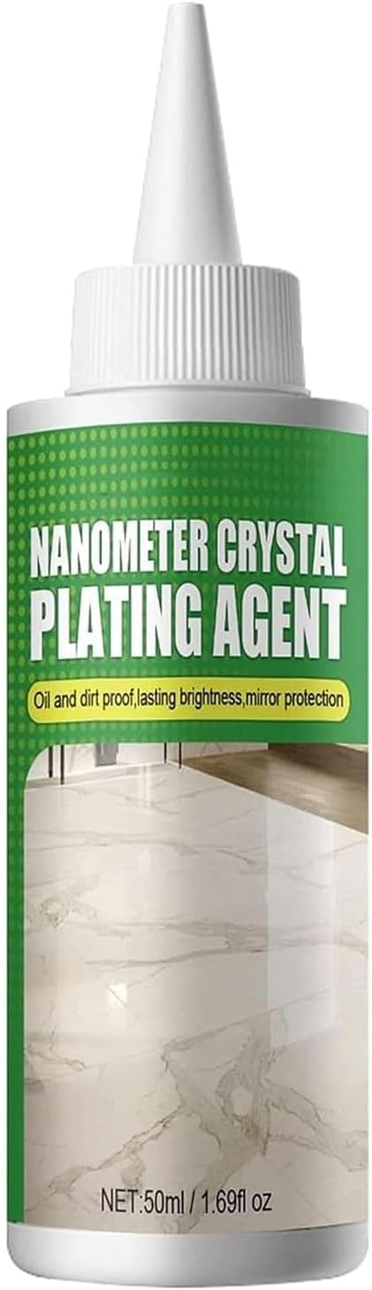 Yameem يميم Stone Stain Remover Cleaner | Nanometer Crystal Plating Agent for Marble, Granite, Quartz & More | 50ML Stain Removal Solution (2pcs) (2)