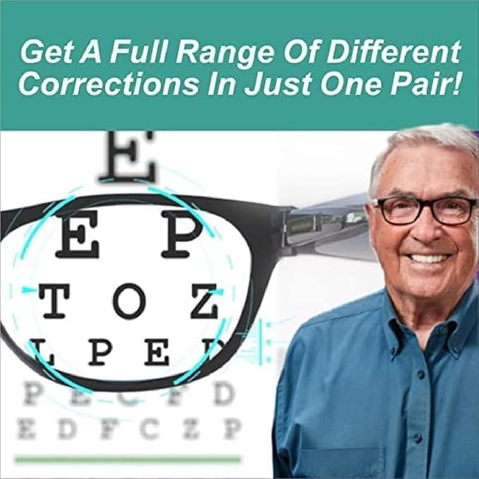 ARPK Auto Focus Reading Glasses, Blue Light Blocking, Rimless Frame, Adjustable Focus for Men and Women Auto Adjusting Optic Magnifying Readers, Computer Screen - Image 2 thumbnail