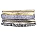 Lux Accessories Women's Multi Bangle Bracelet Set