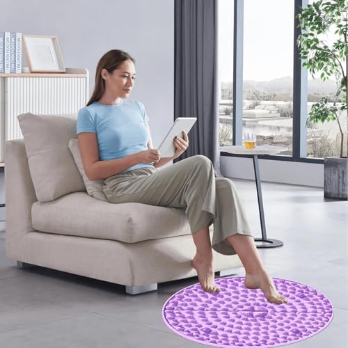 Almohadilla de presión para pie y reflexología con tablero semicircular 3