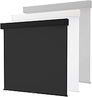 Vista 1 de Persianas enrollables de ventana 100% opacas sin cordón, persianas opacas de parada libre para ventanas interiores, aislamiento térmico