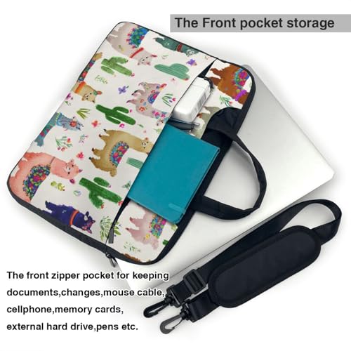 Maletín para portátil impermeable 15.6" con diseño alpaca miniatura 6
