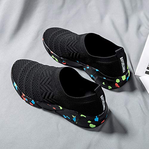 CHICLOVEY Gym Walking Shoes for Mens Casual Fashion Sock Sneakers4