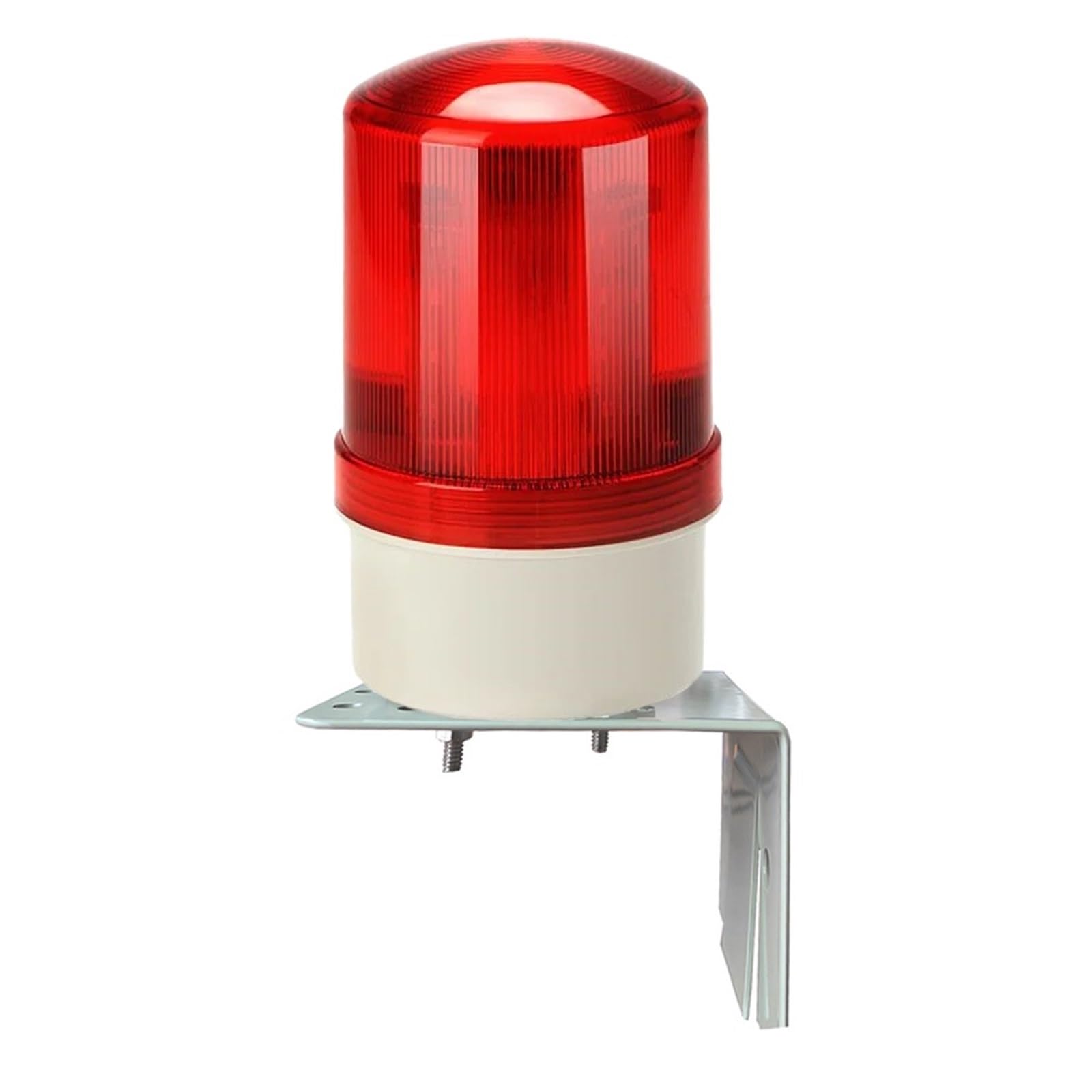 1 szt. LED sygnał alarmowy, światło stroboskopowe, migające światło awaryjne, 12 V, 24 V, 220 V, lampa ostrzegawcza, montaż na ścianie (DC 12 V, bez uchwytu)