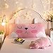 ZZKD Cartone Animato testiera Cuscino Letto per Bambini Grande Schienale Morbido sfoderabile Cuscini Letto Schienale Cuscino Tatami Leggere Cuscini in Vita
