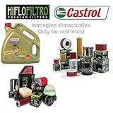  KIT TAGLIANDO COMPATIBILE CON BMW R80 RT 84 > 95 FILTRO OLIO 4LT CASTROL 10W 40 HIFLO RICAMBIO SPECIFICO CAMBIO OLIO FILTRI