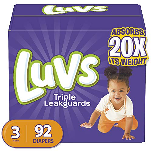 Image of Luvs Diapers Size 3 92 Count