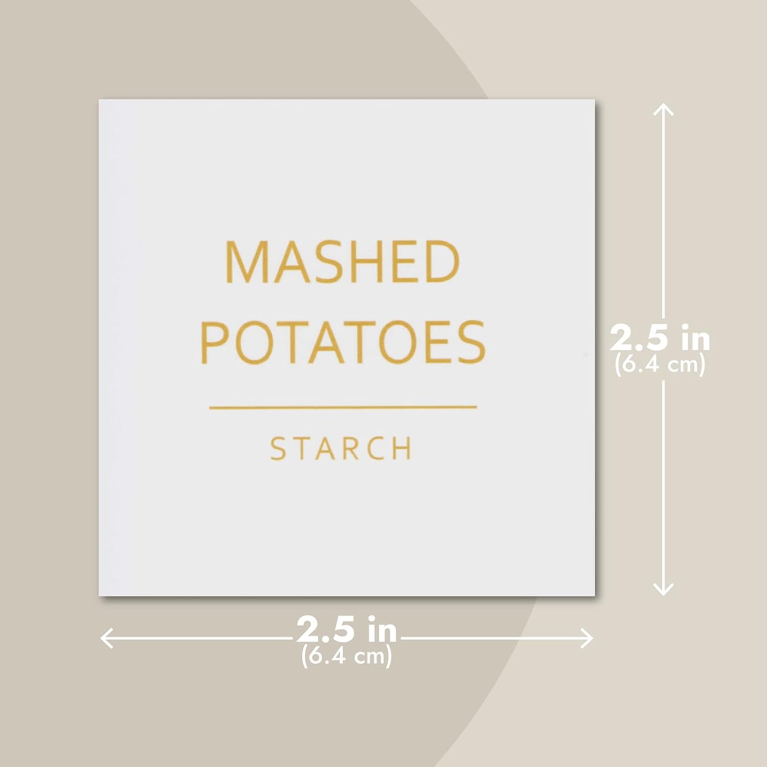 Talented Kitchen 144 Pantry Labels for Containers Food Storage, Preprinted Gold All Caps Fine Line on Matte White Vinyl Stickers + Numbers for Minimalist Style Kitchen