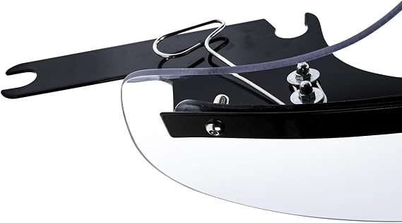 XFMT Clear Detachable Quick Release Windshield Windscreen W/Black Bracket For Harley Touring Road King FLHR 1994-2023 Road King Special FLHRXS 2017-2025