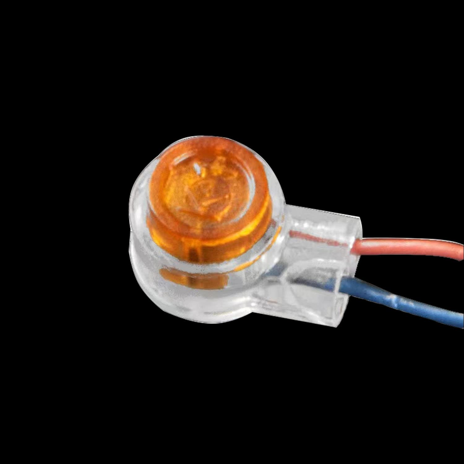 200 stuks kabelconnector K2, UY waterdichte stekker met dubbele bladklemmen en gelvulling, telefoonkabelconnector van vertind messing voor kabeldatalijn
