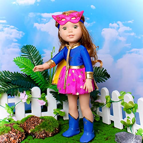 Fundolls FAIRY DOLLY-14-SUPERHERO-BLUE Doll-Clothes-Accessories thumb #2