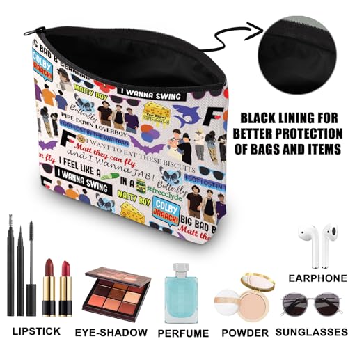 JNIAP Channel Video Makeup Bag Channel Video Gifts Team Orange Purple Blue Gifts Channel Video Merch (wanna swing mb)3