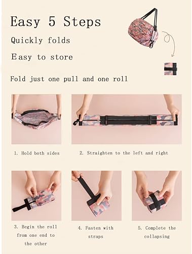 Miniatura 3 de Reusable Grocery Bags, Large Capacity Shopping Bags, Foldable grocery bags, Portable Tote Bag, Shopping Bags Groceries, Daily commuting Reusable