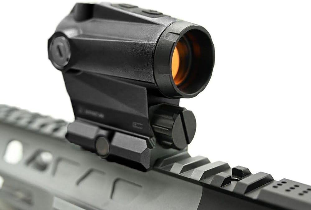 Red Dot Compact Reflex Sight with Motion Sensing Mode - 2 Hour Automatic Shutdown，Red 32 MOA Circle & 2 MOA Dot Reticle，10 Level Brightness Settings - 10 for Daytime，3 for Night Vision，Fits 20mm Rail