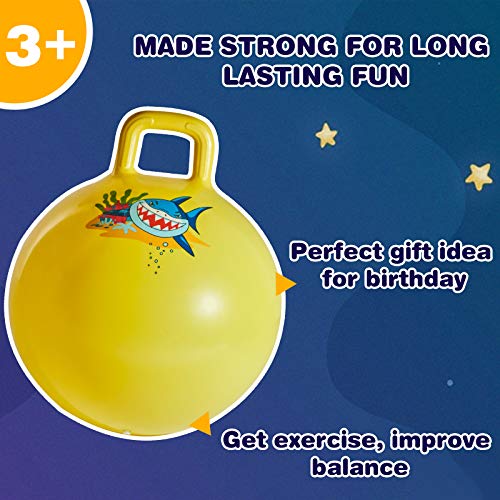 image for Joyhalo Hopper Ball, Bouncy Ball with Handles, Bounce Ball, Jumping Ba