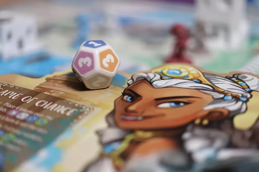 santorini riddle of the sphinx - a cooperative book-based expansion to the abstract masterpiece santorini  ages 8  plays in 20 minutes