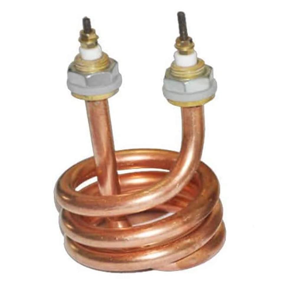 Yuewo Light 220V-380V 2500W Water Distiller Spiral Electric Water Heater Element (220V Copper)