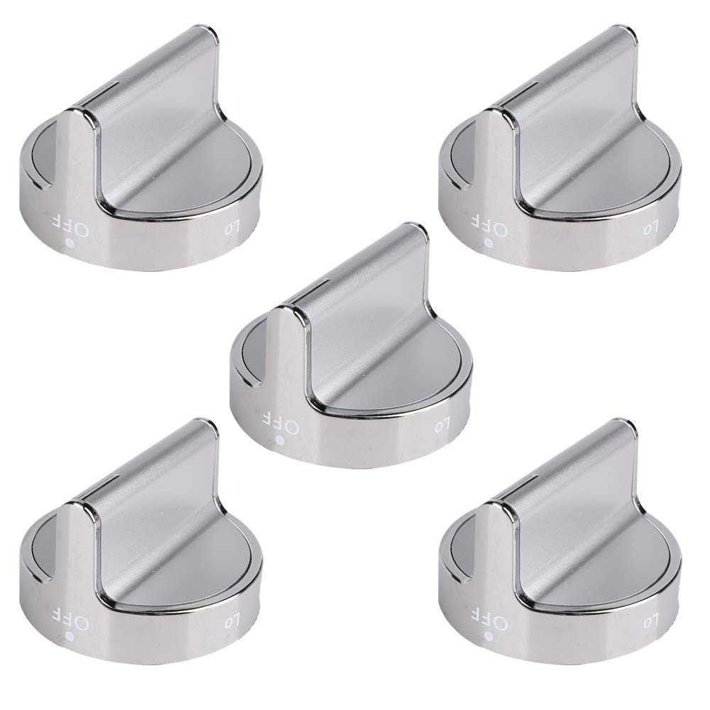 Upgraded W10766544 Gas Range Knobs for Whirlpool Stove Knobs Replacements - Fit W10430807 W10676228 4248219 AP5958476 PS10067059 EAP10067059 (5 Pack)