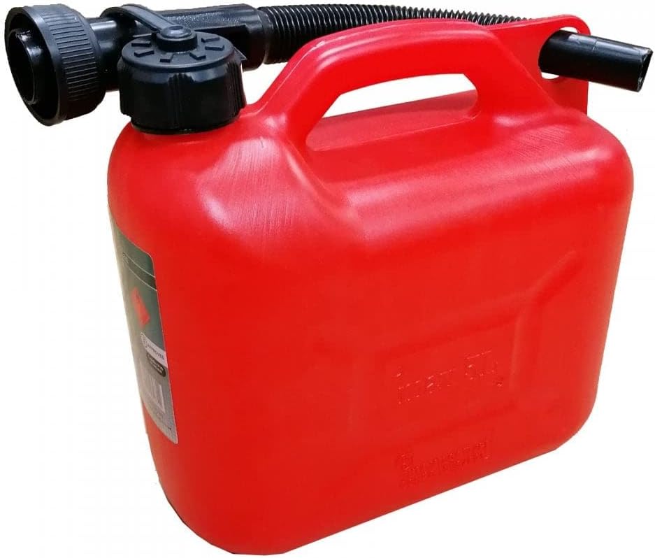 BARGAIN4ALL Plastic Fuel Diesel Petrol Jerry Can with Pouring Spout