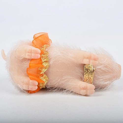 Miniatura 2 de Mini muñecas de silicona de 5 pulgadas, lindos mini juguetes de cerdito de silicona suave, mascotas realistas renacidas, regalos para niños, hija,