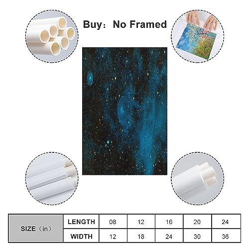 Portrait Starry Universe Impression sur Toile - Solution Décoration Murale Grand Format