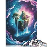 Rompecabezas de isla flotante en el espacio Para adultos, 520 piezas, de Madera,...