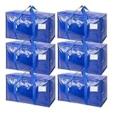 Hipzeepo Bolsas de Mudanza Extra Grandes con Cremalleras Resistentes, Ideales para Guardar Ropa. También Sirven como Bolsas de Mudanza para Dormitorios.