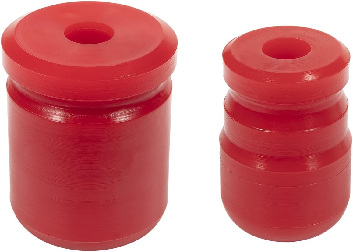 Bonbo 4PCS Upgrade 1-1303 Bump Stop & 1-1304 Bump Stop Polyurethane Front & Rear for Jeep Wrangler JK JKU Sport Rubicon Sahara Freedom Unlimited 2007-2018