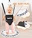 PAHTTO Baby Door Jumper with Soft Rug, Durable Toddler Bouncer with Adjustable Height-Funny Baby Walking Harness, Protable Baby Doorway Jumper for Indoor/Outdoor