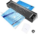 All-in-One 9' Laminator Kit with 10 Sheets & Corner Rounder | Quick 3-Min Warm-Up, Perfect for Teachers, Home, Office | Portable & Hassle-Free