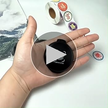 Ink Pad For Fingerprinting Finger Stamp Pad Portable Fingerprint Ink Pad Thumbprint Fingerprint