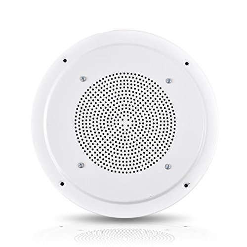 PyleHome PDICS8 8-Inch Full Range In-Ceiling Speaker System with Transformer - Black