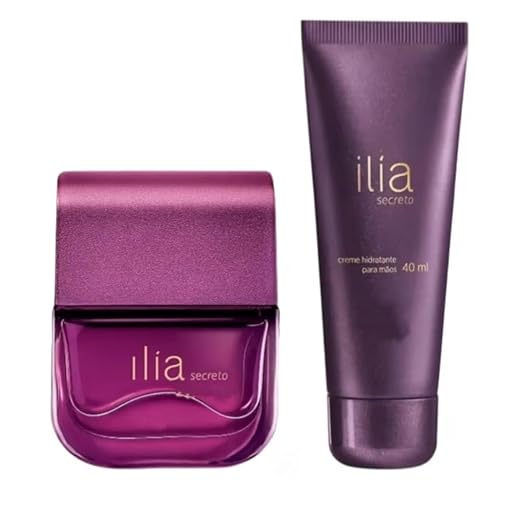 Kit Ilía Secreto, Perfume 50ml, Creme Hidratante para Mãos 40ml