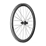 Vision METRON 60 SL DISC Carbon Rear Wheel - 700C Tubeless-Ready, Lightweight 60mm Aero Profile with 21/24 Spokes, 12mm Thru-axle, Road Compatible, High-Performance Disc Brake Rear Wheel for R