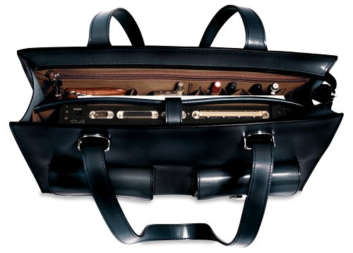 Sac Fourre-tout En Cuir Jack Georges Milano Collection Cinquième Avenue - Marron, Neuf Avec étiquettes, Pour Femme